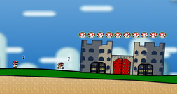マリオとお城防衛ゲーム